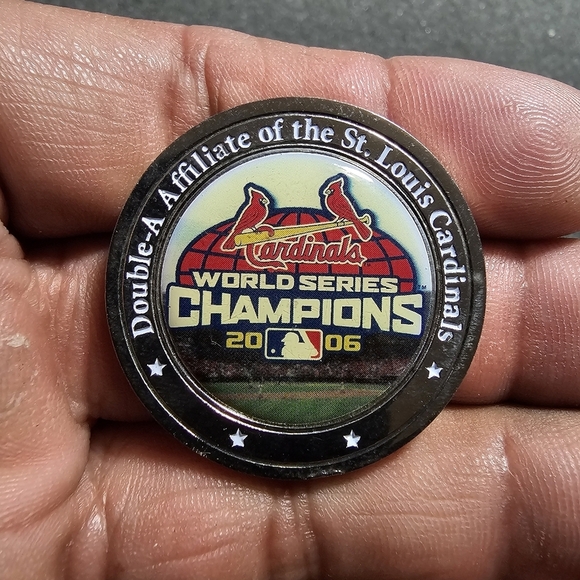 Springfield Cardinals 2007 World Series Champions 2006 Silver Tone Coin Token co - Picture 2 of 3